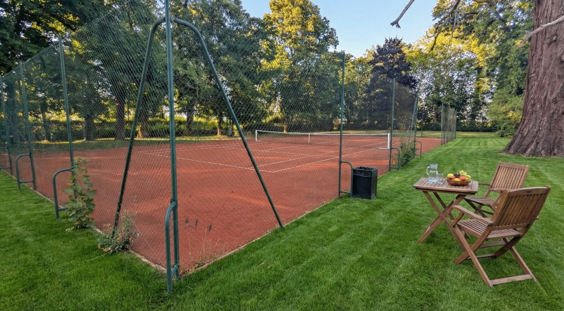 Le court de tennis de Chenevelle
